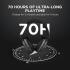 1MORE SonoFlow HC905 Active Noise Cancelling Headphones, Bluetooth Headphones with LDAC for Hi-Res Wireless Audio, 70H Playtime, Clear Calls, Preset EQ Via App - Black